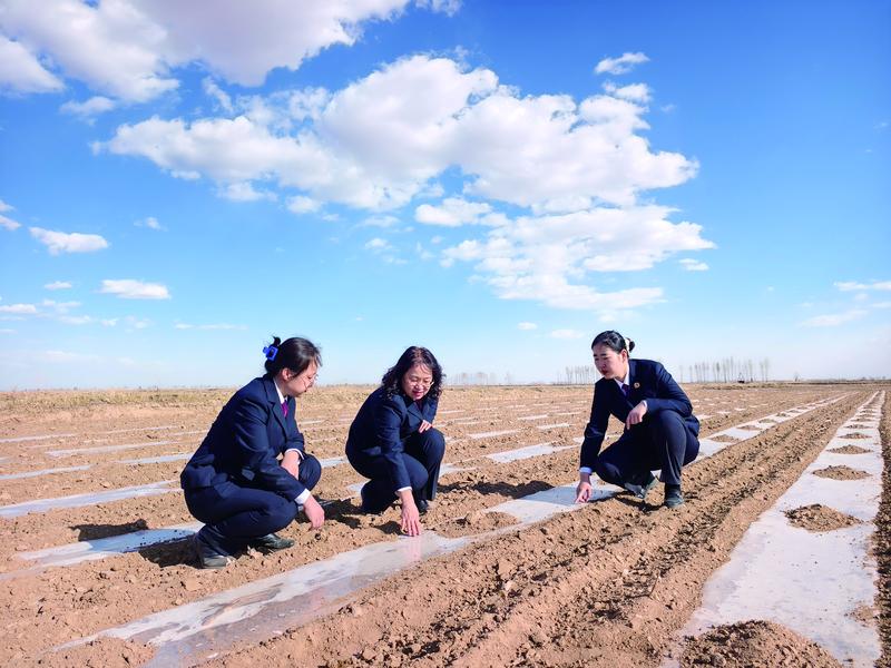 ①检察人员监督耕地资源保护情况