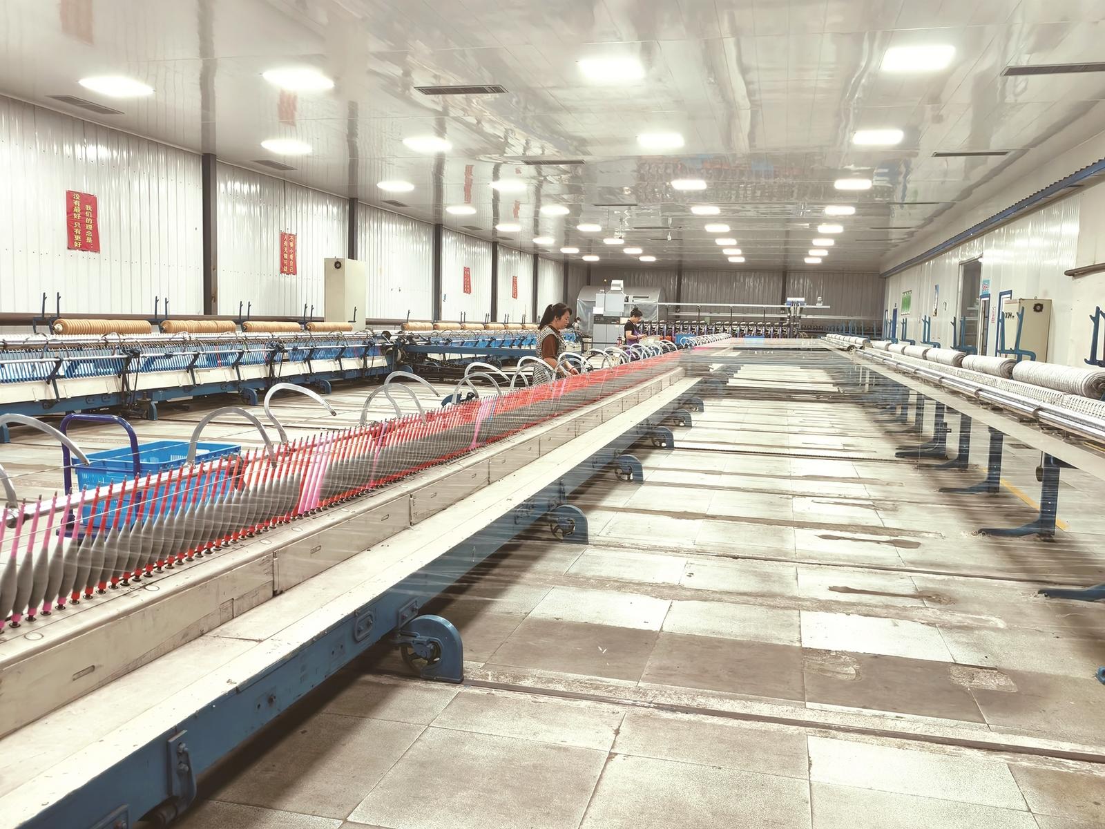 巴彦淖尔天马羊绒制品有限公司生产车间
