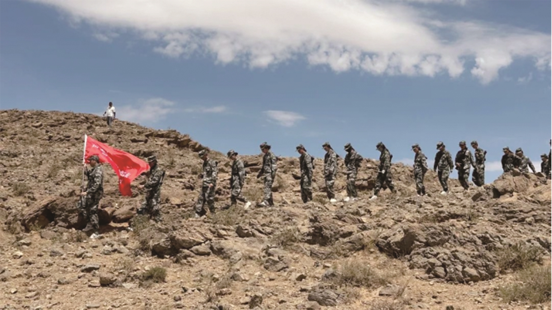 学员走巡边路线