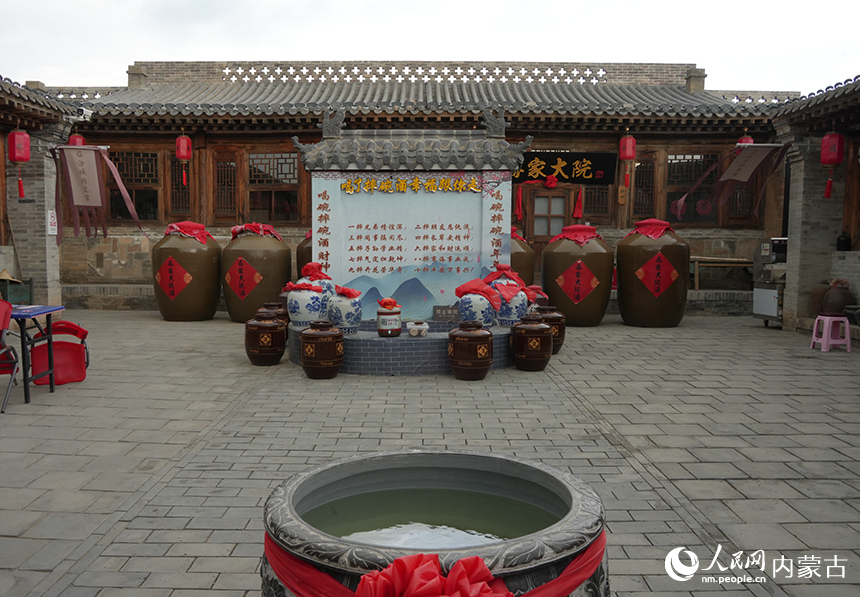 老包头走西口文化历史街区。人民网记者 张雪冬摄
